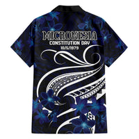 Micronesia Constitution Day Hawaiian Shirt Since 1979 with Polynesian Hibiscus Pattern LT9 - Polynesian Pride