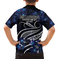 Micronesia Constitution Day Hawaiian Shirt Since 1979 with Polynesian Hibiscus Pattern LT9 - Polynesian Pride