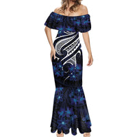 Micronesia Constitution Day Mermaid Dress Since 1979 with Polynesian Hibiscus Pattern LT9 - Polynesian Pride