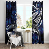 Micronesia Constitution Day Window Curtain Since 1979 with Polynesian Hibiscus Pattern LT9 - Polynesian Pride