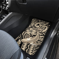 Polynesian Shark Tribal Tattoo Car Mats Beige Style LT9 - Polynesian Pride