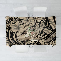 Polynesian Shark Tribal Tattoo Tablecloth Beige Style LT9 Beige - Polynesian Pride