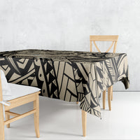 Polynesian Shark Tribal Tattoo Tablecloth Beige Style LT9 - Polynesian Pride
