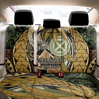 Wallis and Futuna Victory Day Back Car Seat Cover Since 1945 with Polynesian Platinum Floral Tribal LT9