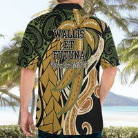 Wallis and Futuna Victory Day Hawaiian Shirt Since 1945 with Polynesian Platinum Floral Tribal LT9 - Polynesian Pride