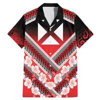 Personalised Wallis et Futuna Family Matching Mermaid Dress and Hawaiian Shirt Hibiscus and Polynesian Tribal Tattoos