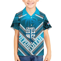 Custom Fiji Rugby Hawaiian Shirt Fijian Warrior With Polynesian Tribal Tattoos LT9 - Polynesian Pride