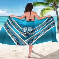 Custom Fiji Rugby Sarong Fijian Warrior With Polynesian Tribal Tattoos