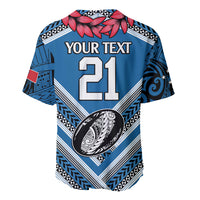 Custom Manuma Samoa Rugby Baseball Jersey Ula fala Samoan Siva Tau Tribal