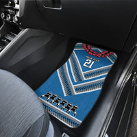 Custom Manuma Samoa Rugby Car Mats Ula fala Samoan Siva Tau Tribal