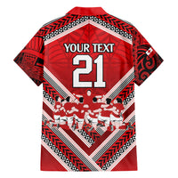 Custom Tonga Rugby Hawaiian Shirt Tonga Sipi Tau Ngatu Tribal Pattern LT9 - Polynesian Pride