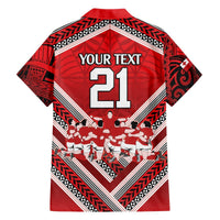 Custom Tonga Rugby Hawaiian Shirt Tonga Sipi Tau Ngatu Tribal Pattern LT9 - Polynesian Pride