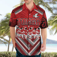 Custom Tonga Rugby Hawaiian Shirt Tonga Sipi Tau Ngatu Tribal Pattern LT9 - Polynesian Pride
