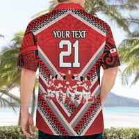 Custom Tonga Rugby Hawaiian Shirt Tonga Sipi Tau Ngatu Tribal Pattern LT9 - Polynesian Pride