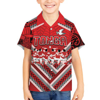 Custom Tonga Rugby Hawaiian Shirt Tonga Sipi Tau Ngatu Tribal Pattern LT9 - Polynesian Pride