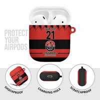 New Zealand Rugby Pacific Custom AirPods Case Whatumoana Classic Retro 2025 LT9 - Polynesian Pride