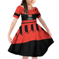 New Zealand Rugby Pacific Custom Family Matching Off Shoulder Short Dress and Hawaiian Shirt Whatumoana Classic Retro 2025