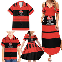New Zealand Rugby Pacific Custom Family Matching Summer Maxi Dress and Hawaiian Shirt Whatumoana Classic Retro 2025