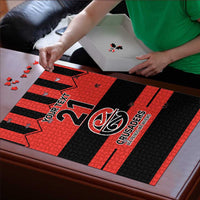 New Zealand Rugby Pacific Custom Puzzle Whatumoana Classic Retro 2025 - Polynesian Pride