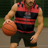 New Zealand Rugby Pacific Custom Sleeveless Zip Hoodie Whatumoana Classic Retro 2025 - Polynesian Pride
