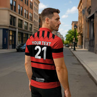 New Zealand Rugby Pacific Custom Zipper Polo Shirt Whatumoana Classic Retro 2025 - Polynesian Pride