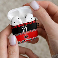 New Zealand Rugby Pacific Custom AirPods Case Whatumoana Maori Kowhaiwhai Pattern LT9 - Polynesian Pride