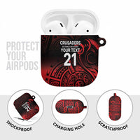 New Zealand Rugby Pacific Custom AirPods Case Whatumoana Maori Tribal Tattoo - Polynesian Pride