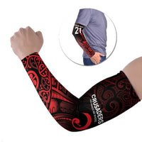 New Zealand Rugby Pacific Custom Arm Sleeves Whatumoana Maori Tribal Tattoo - Polynesian Pride