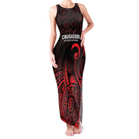 New Zealand Rugby Pacific Custom Family Matching Tank Maxi Dress and Hawaiian Shirt Whatumoana Maori Tribal Tattoo