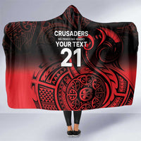 New Zealand Rugby Pacific Custom Hooded Blanket Whatumoana Maori Tribal Tattoo