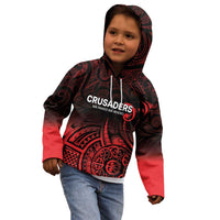 New Zealand Rugby Pacific Custom Kid Hoodie Whatumoana Maori Tribal Tattoo