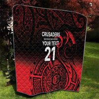 New Zealand Rugby Pacific Custom Quilt Whatumoana Maori Tribal Tattoo