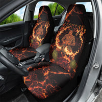 Samoa Siva Afi Dance Fireknife Car Seat Cover Polynesian Heritage Fire Dance