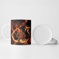 Samoa Siva Afi Dance Fireknife Ceramic Mug Polynesian Heritage Fire Dance