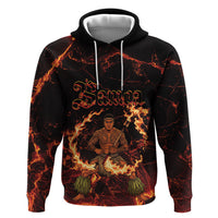 Samoa Siva Afi Dance Fireknife Hoodie Polynesian Heritage Fire Dance