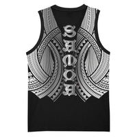 Samoan Ula Nifo Afi Tribal Basketball Jersey Polynesian Pattern