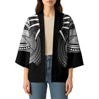 Samoan Ula Nifo Afi Tribal Kimono Polynesian Pattern