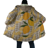 Maku'e Hawaiian Mango Palaka Cloak Aloha Hibiscus Pikake Lei