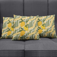 Uliuli Ahiahia Hawaiian Mango Palaka Pillow Cover Aloha Hibiscus Pikake Lei