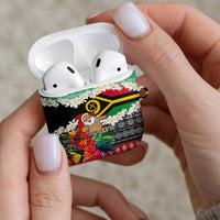 Personalised Vanuatu Joyeux Noel AirPods Case Proud To Be a Ni-Van Sand Drawing Art LT9 - Polynesian Pride