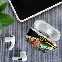 Personalised Vanuatu Joyeux Noel AirPods Case Proud To Be a Ni-Van Sand Drawing Art LT9 - Polynesian Pride