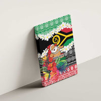 Personalised Vanuatu Joyeux Noel Canvas Wall Art Proud To Be a Ni-Van Sand Drawing Art LT9 - Polynesian Pride