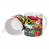 Personalised Vanuatu Joyeux Noel Ceramic Mug Proud To Be a Ni-Van Sand Drawing Art LT9 - Polynesian Pride