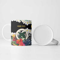 Personalised Vanuatu Joyeux Noel Ceramic Mug Proud To Be a Ni-Van Sand Drawing Art LT9 - Polynesian Pride