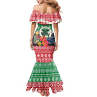 Personalised Vanuatu Joyeux Noel Mermaid Dress Proud To Be a Ni-Van Sand Drawing Art LT9 - Polynesian Pride