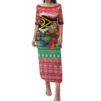 Personalised Vanuatu Joyeux Noel Puletasi Proud To Be a Ni-Van Sand Drawing Art - Polynesian Pride