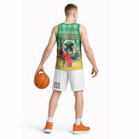 Personalised Malampa Joyeux Noel Basketball Jersey Proud To Be a Ni-Van Sand Drawing Art LT9 - Polynesian Pride