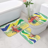 Personalised Malampa Joyeux Noel Bathroom Set Proud To Be a Ni-Van Sand Drawing Art - Polynesian Pride