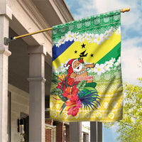 Personalised Malampa Joyeux Noel Garden Flag Proud To Be a Ni-Van Sand Drawing Art - Polynesian Pride