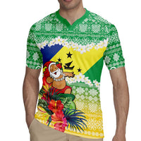 Personalised Malampa Joyeux Noel Rugby Jersey Proud To Be a Ni-Van Sand Drawing Art LT9 - Polynesian Pride